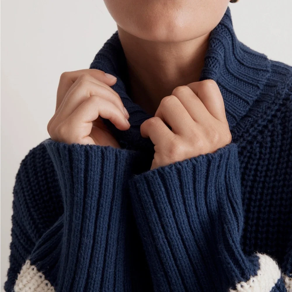 Madewell Wide Rib Turtleneck Sweater - Picture 5 of 6